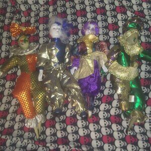 Bundle of 4 Clowns/Jesters